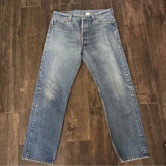 Vintage 2005 Levi’s 501 XX Shrink to Fit Straight Leg Jeans Mexico Tag 36 X 34 - Picture 4 of 11